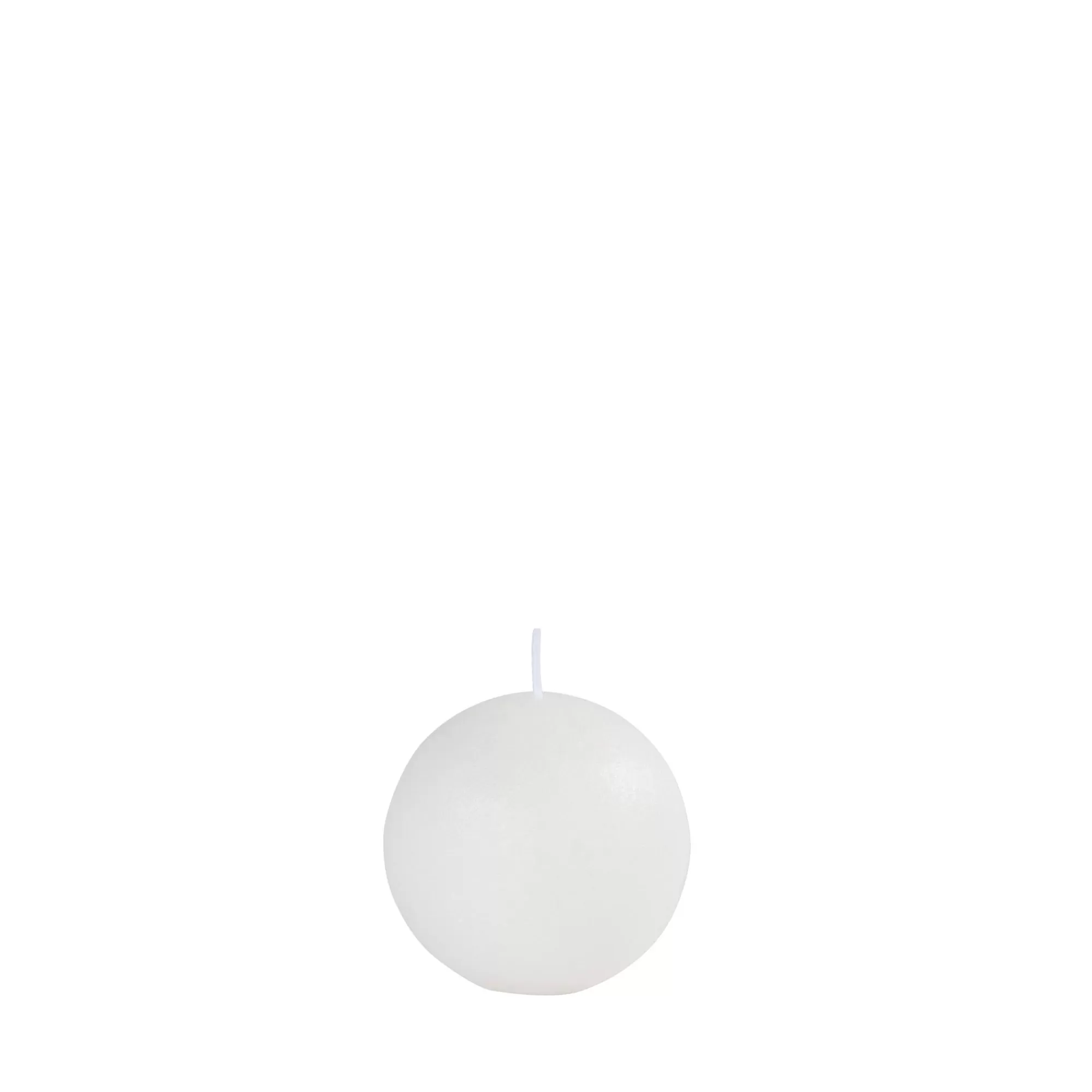 CASA Pure Rustic Candela Sferica Bianco* Candele