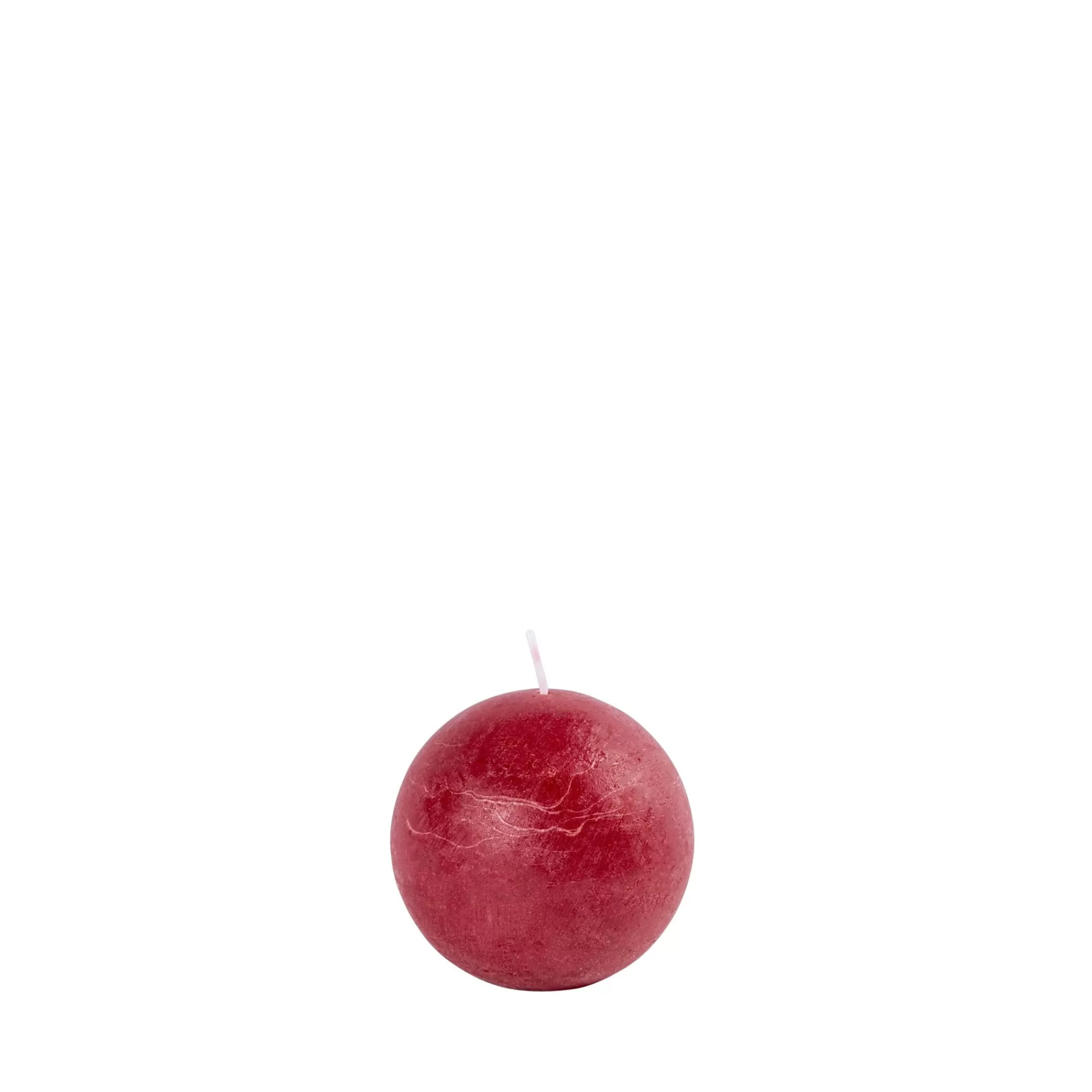 CASA Pure Rustic Candela Sferica Rosso* Candele
