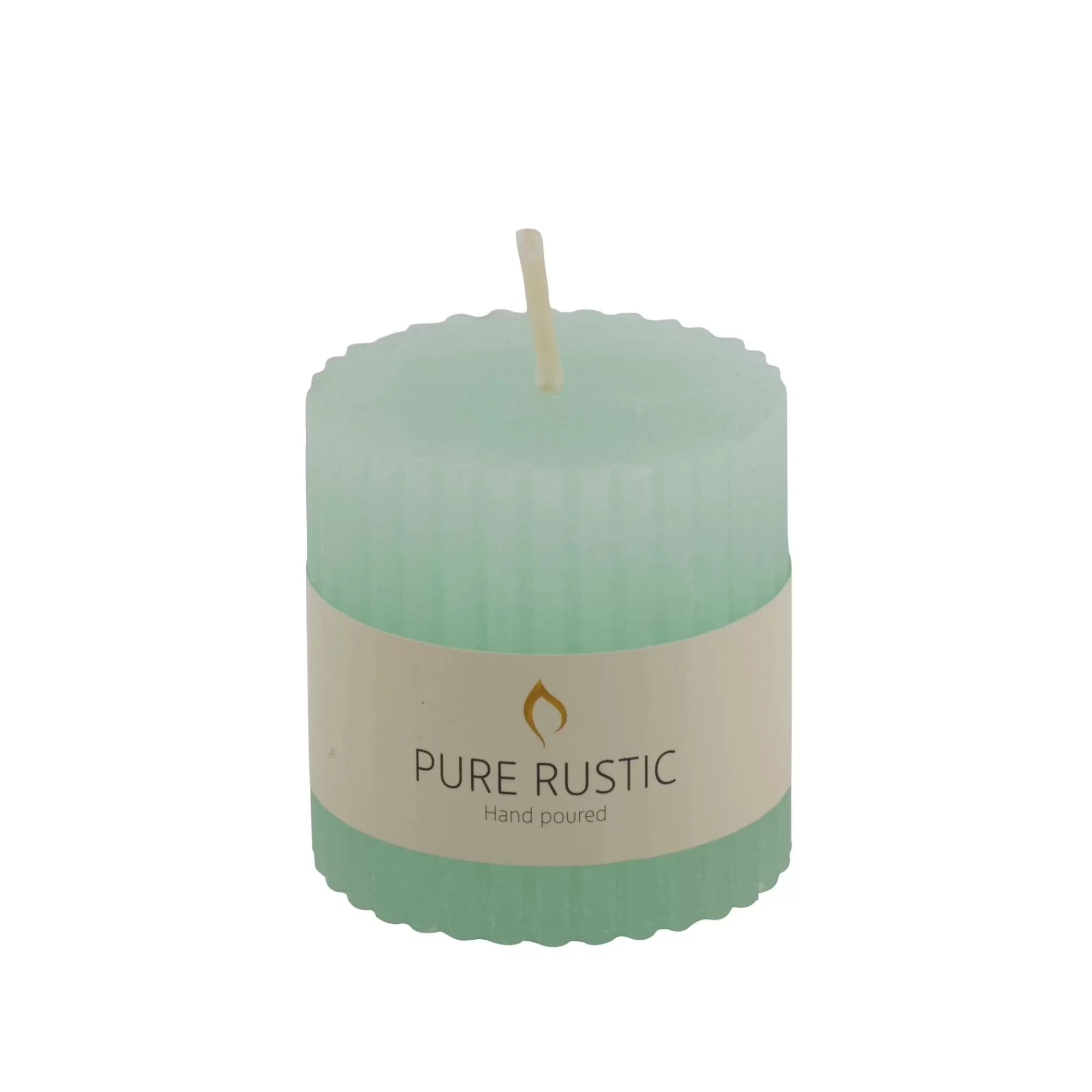 CASA Rustic Candela Ondulata Menta* Candele