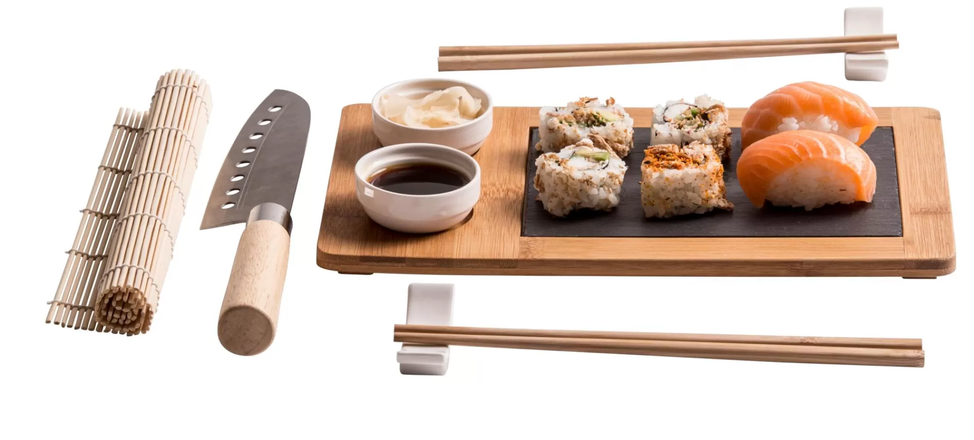 CASA Samourai Set Per Sushi 10 Pezzi Naturale* Strumenti Da Cucina