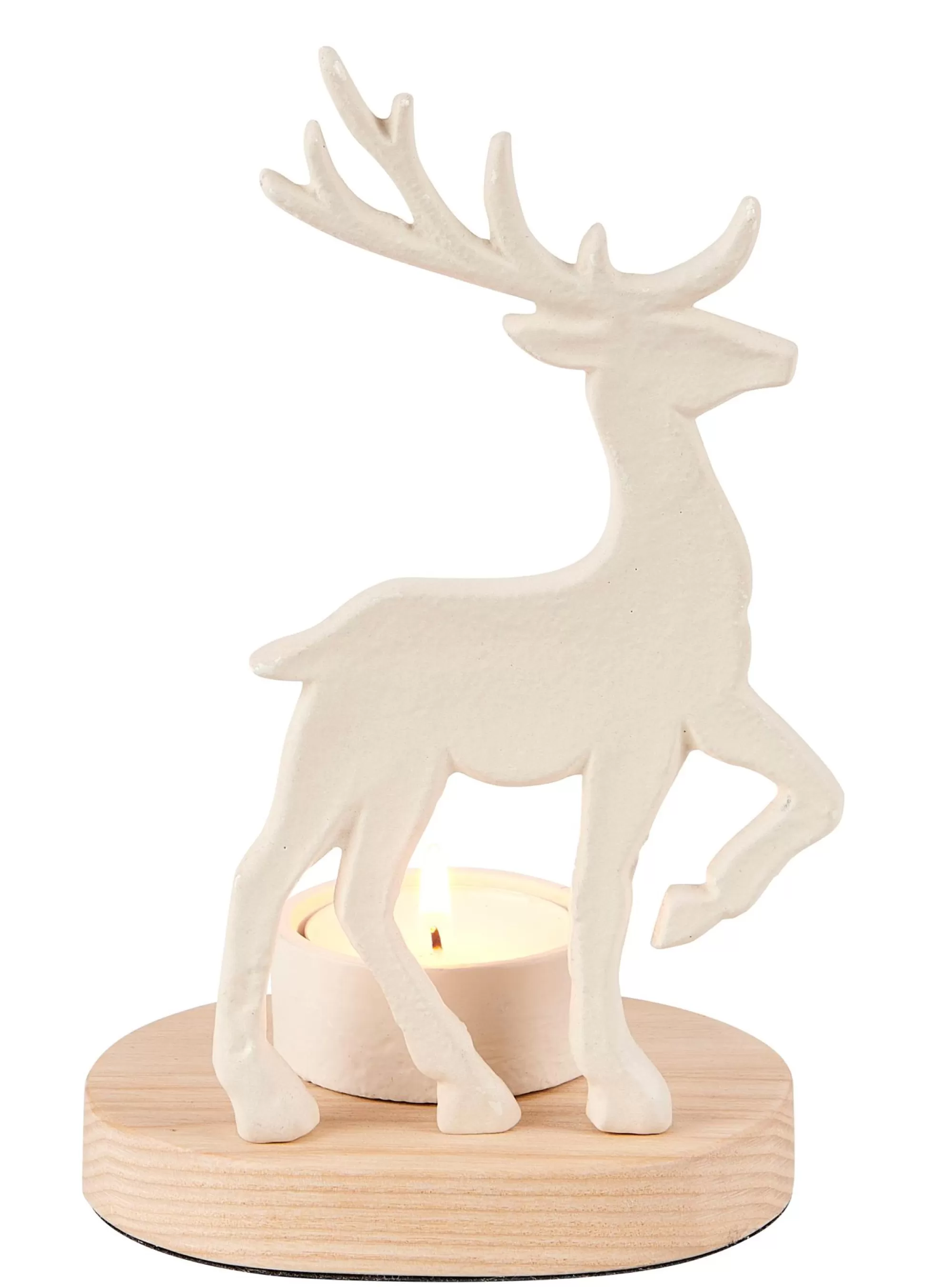CASA Scandy Deer Portalumini Bianco, Naturale* Portalumini