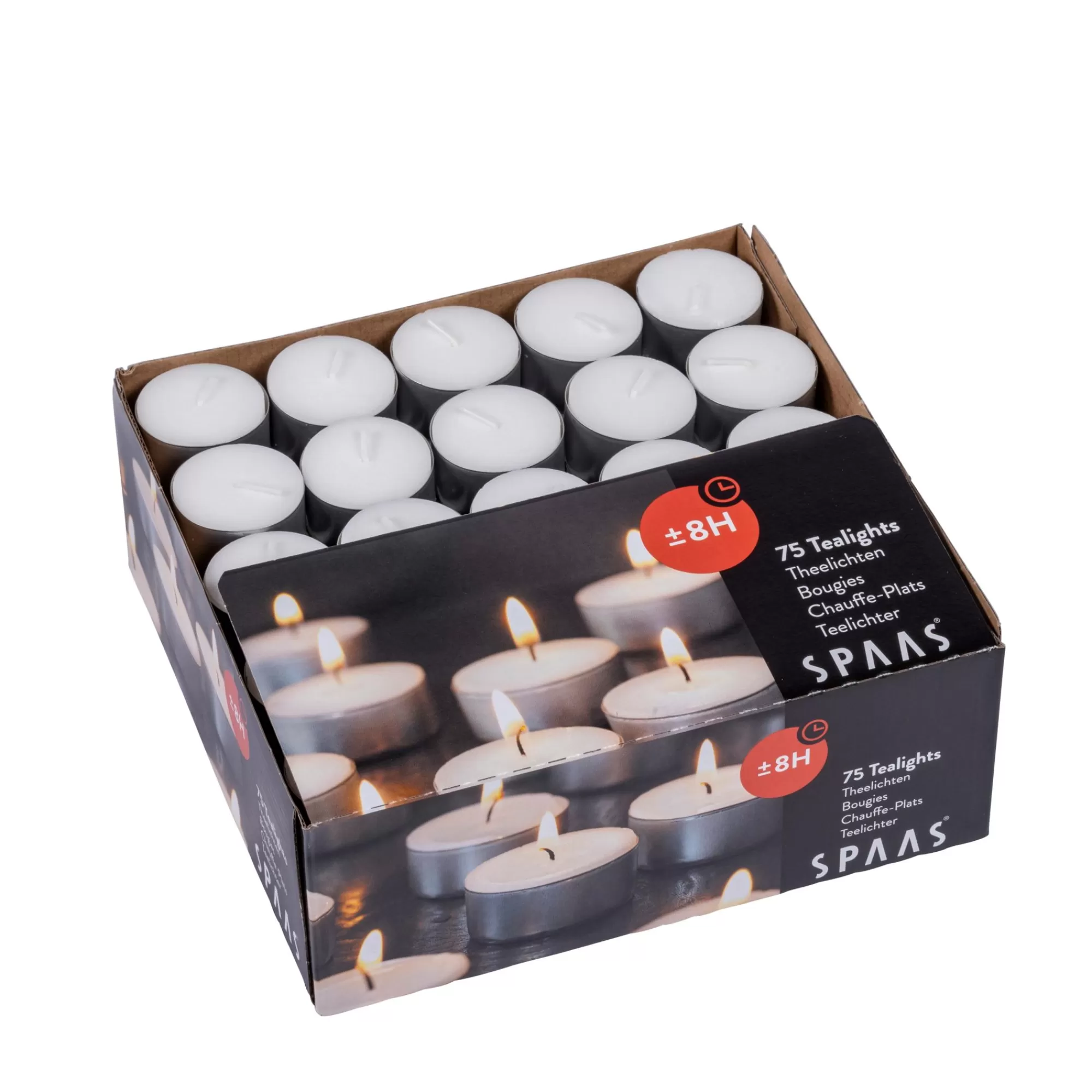 CASA Spaas Lumini Set Di 75 Bianco* Candele