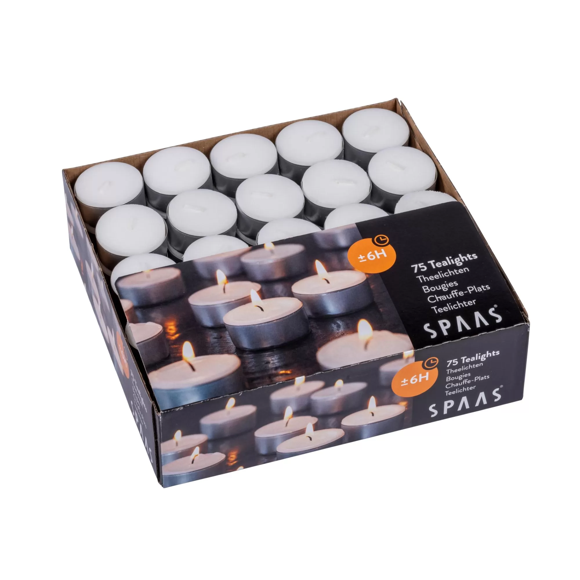 CASA Spaas Lumini Set Di 75 Bianco* Candele