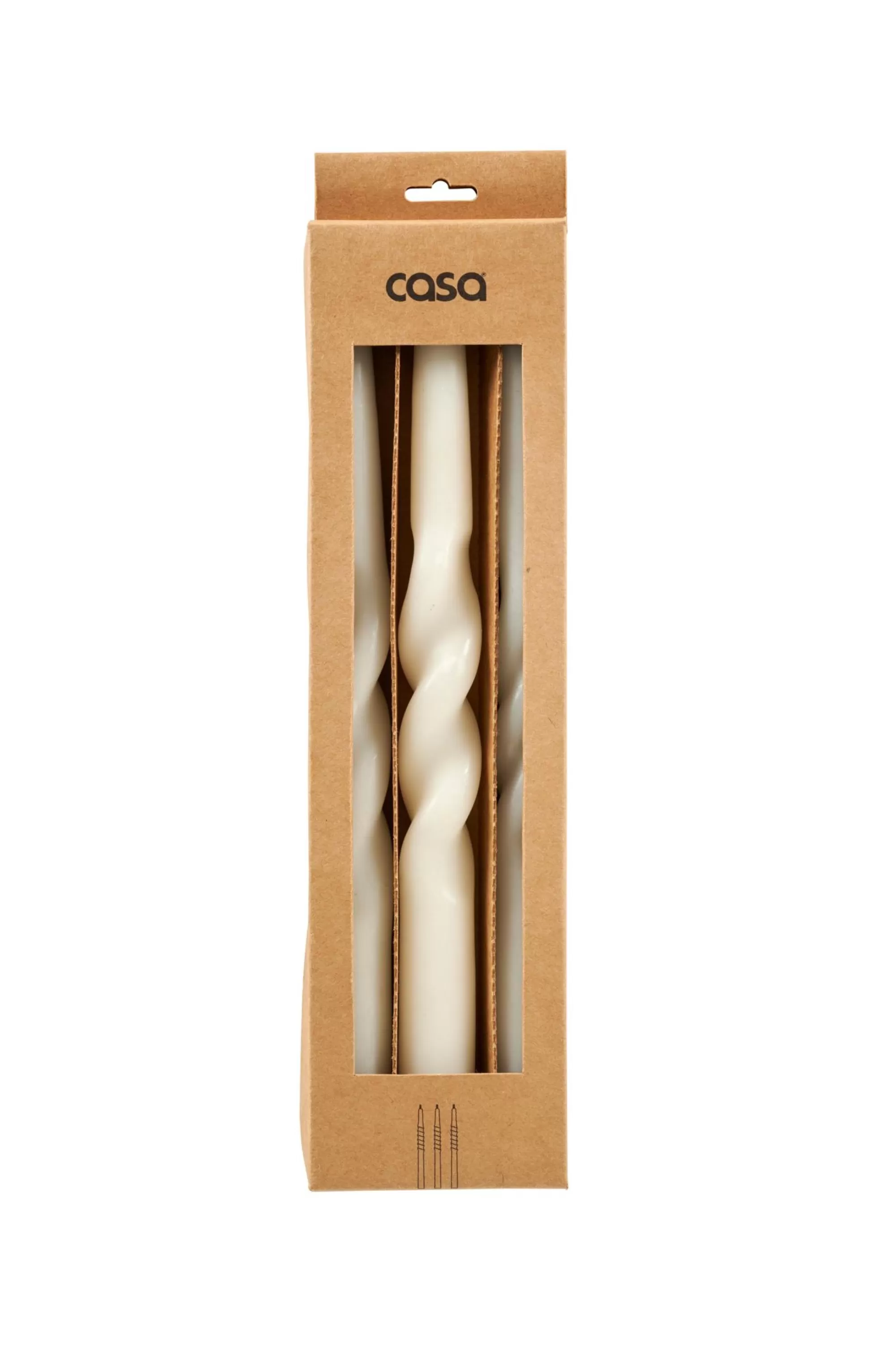 CASA Spiral Candela S/3 Crema* Candele