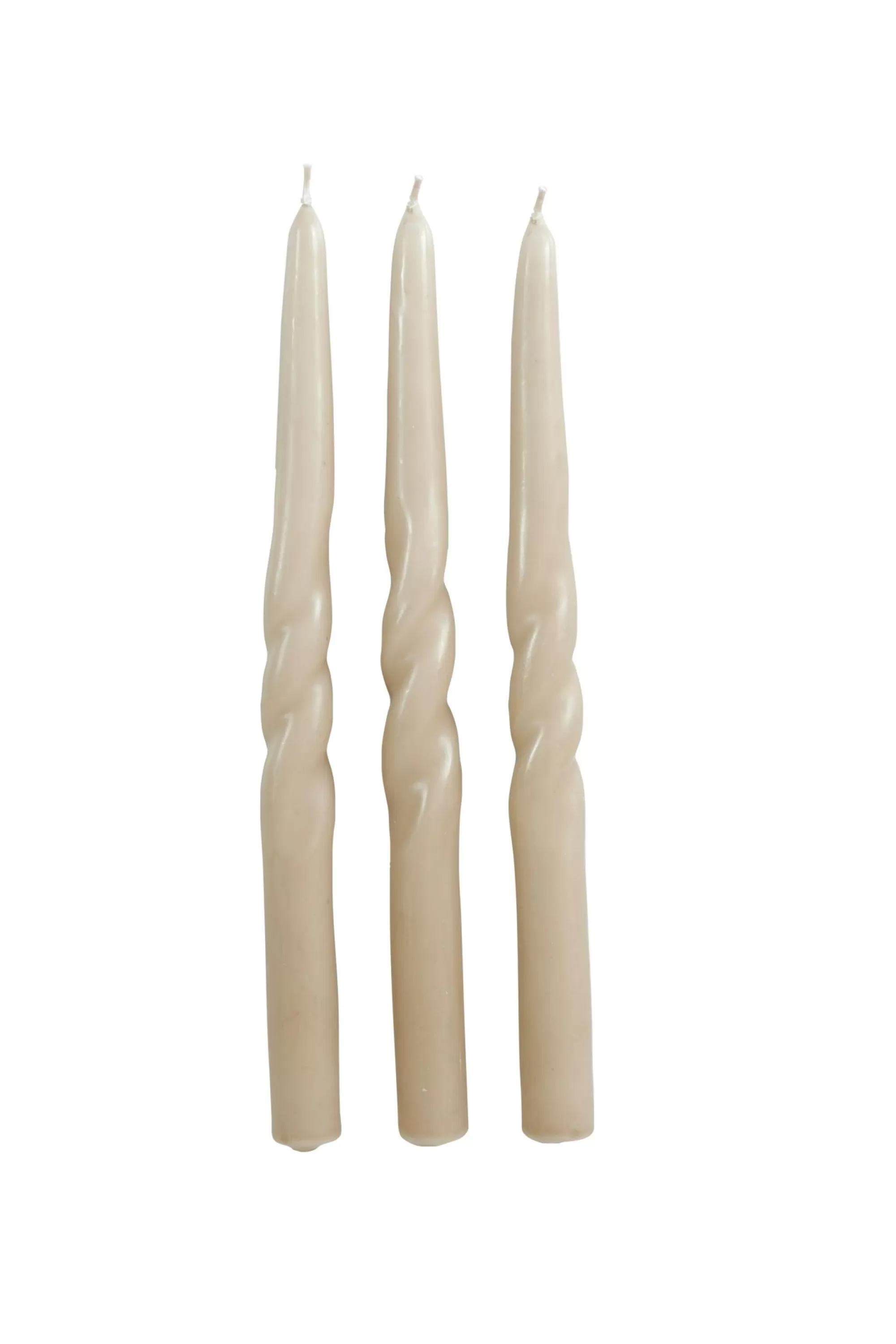 CASA Spiral Candela S/3 Taupe* Candele
