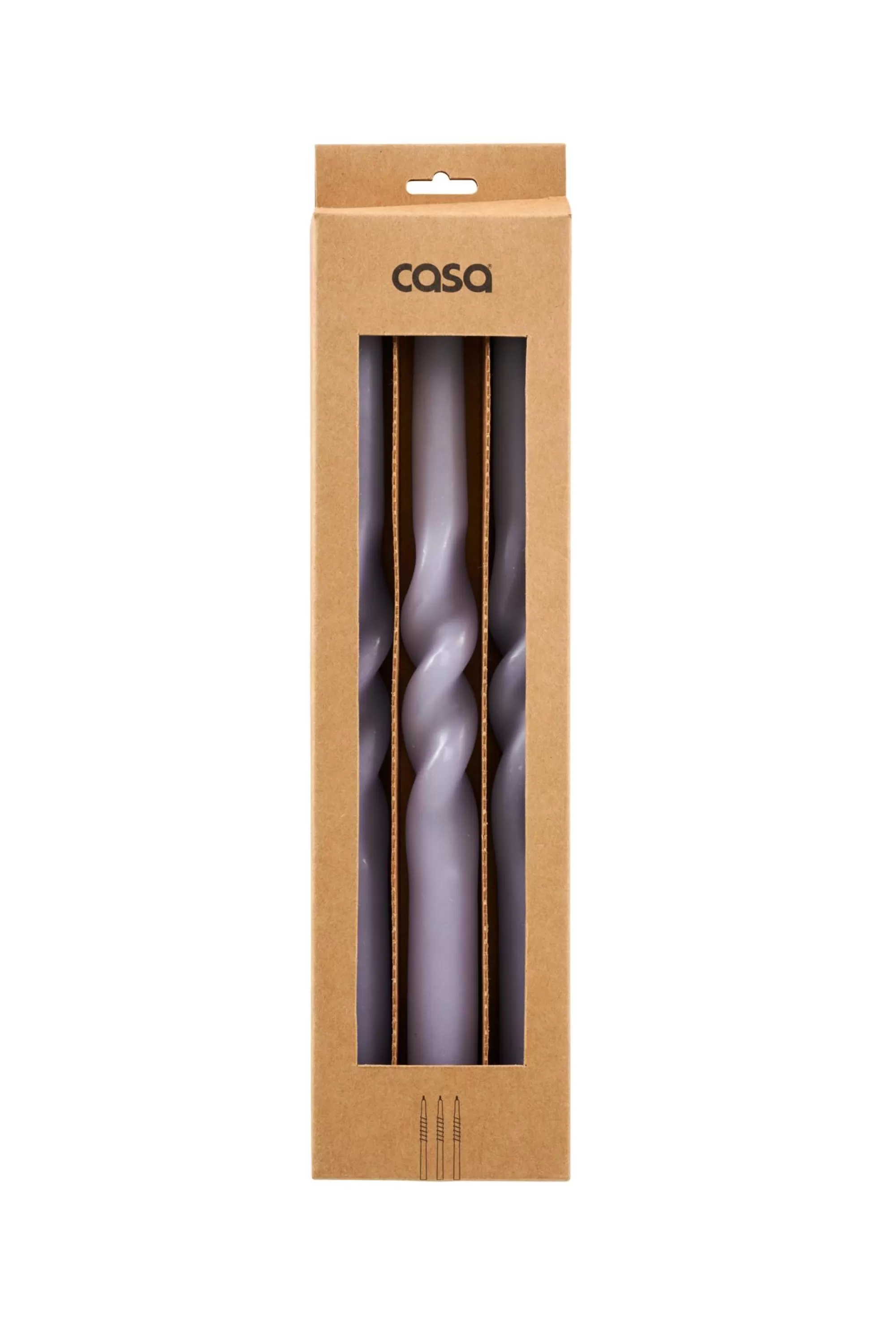 CASA Spiral Candela S/3 Viola* Candele