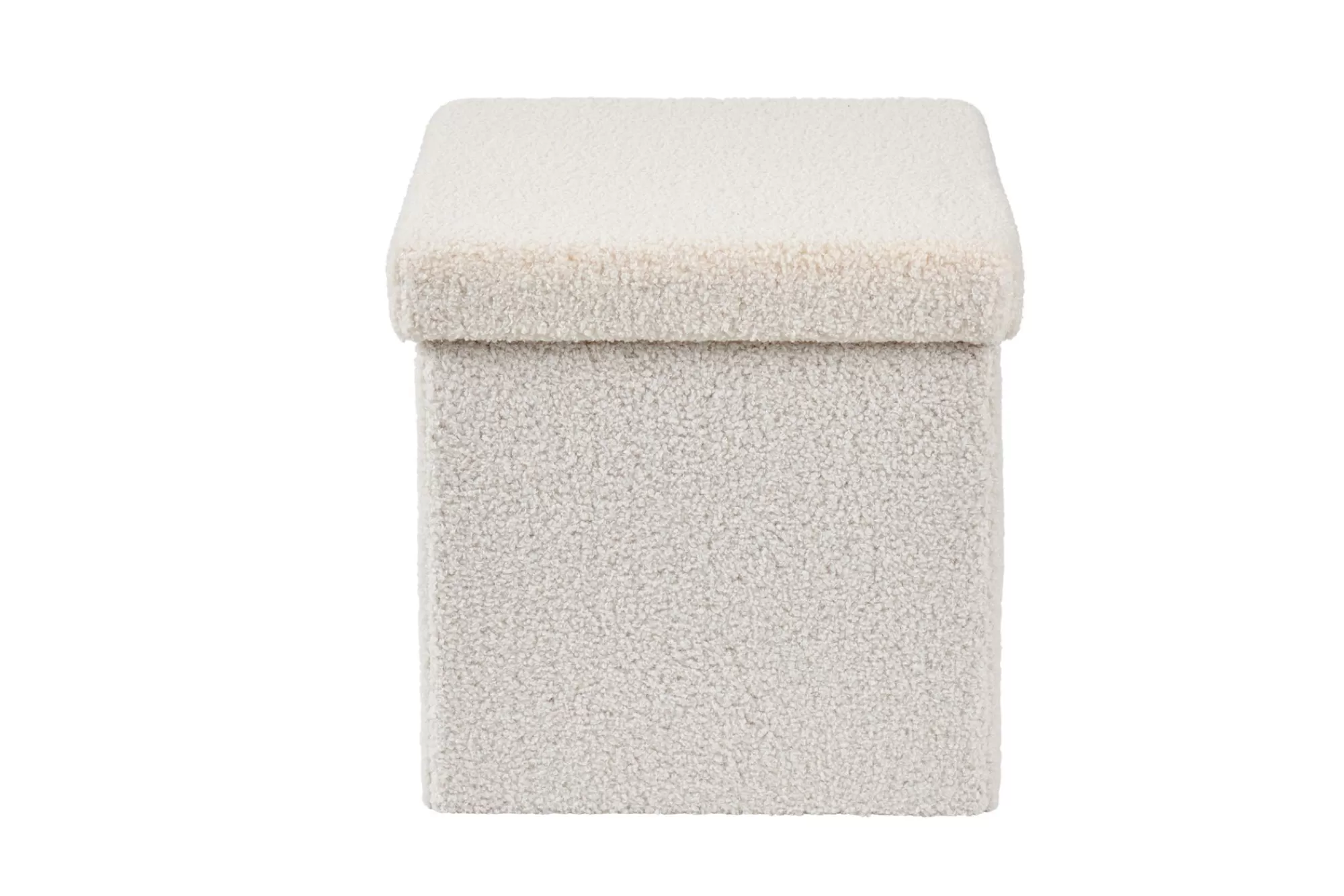 CASA Stor Pouf Pieghevole Con Contenitore Bianco* Pouf Portatutto