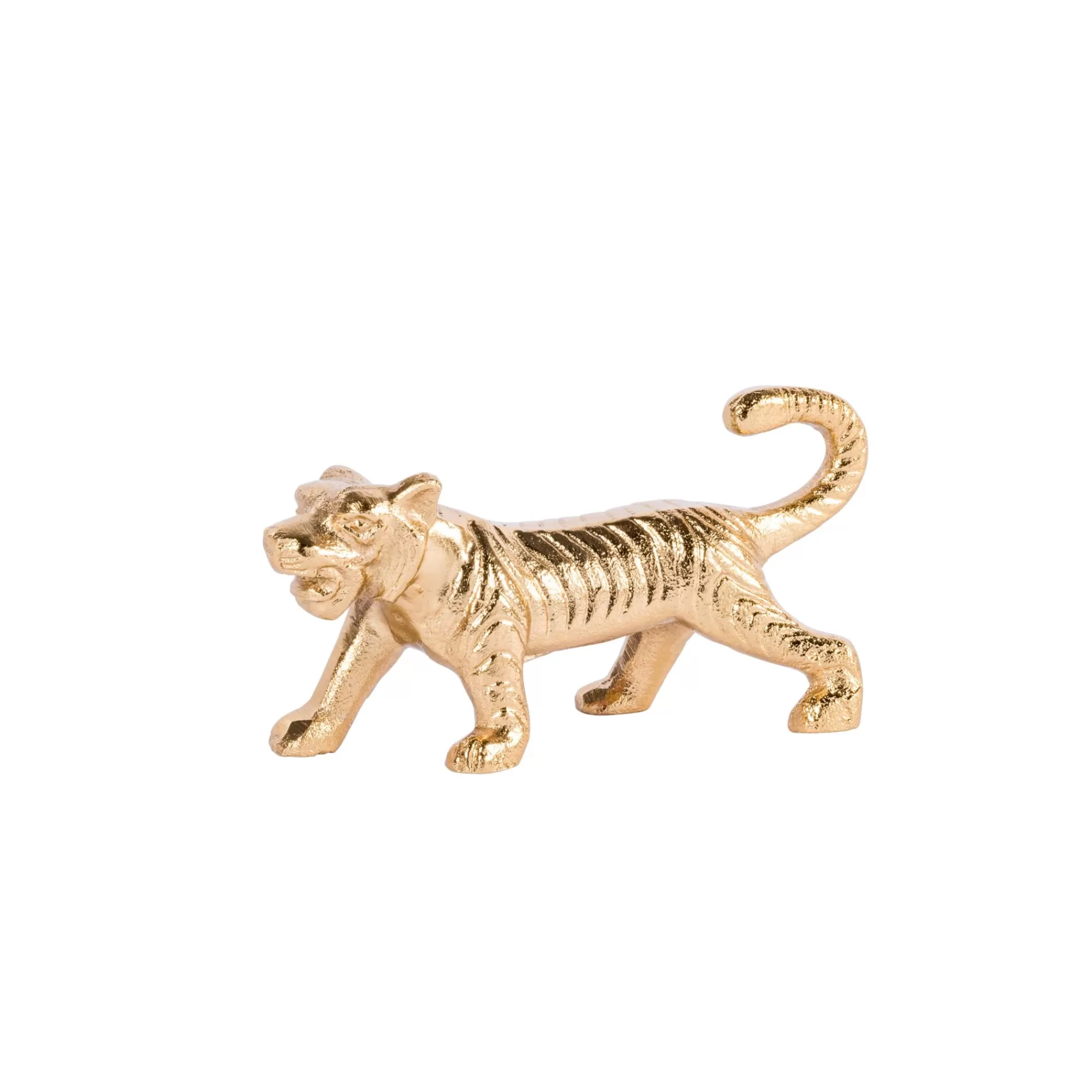 CASA Tiger Tigre Decorativa Dorato* Figurine Decorative