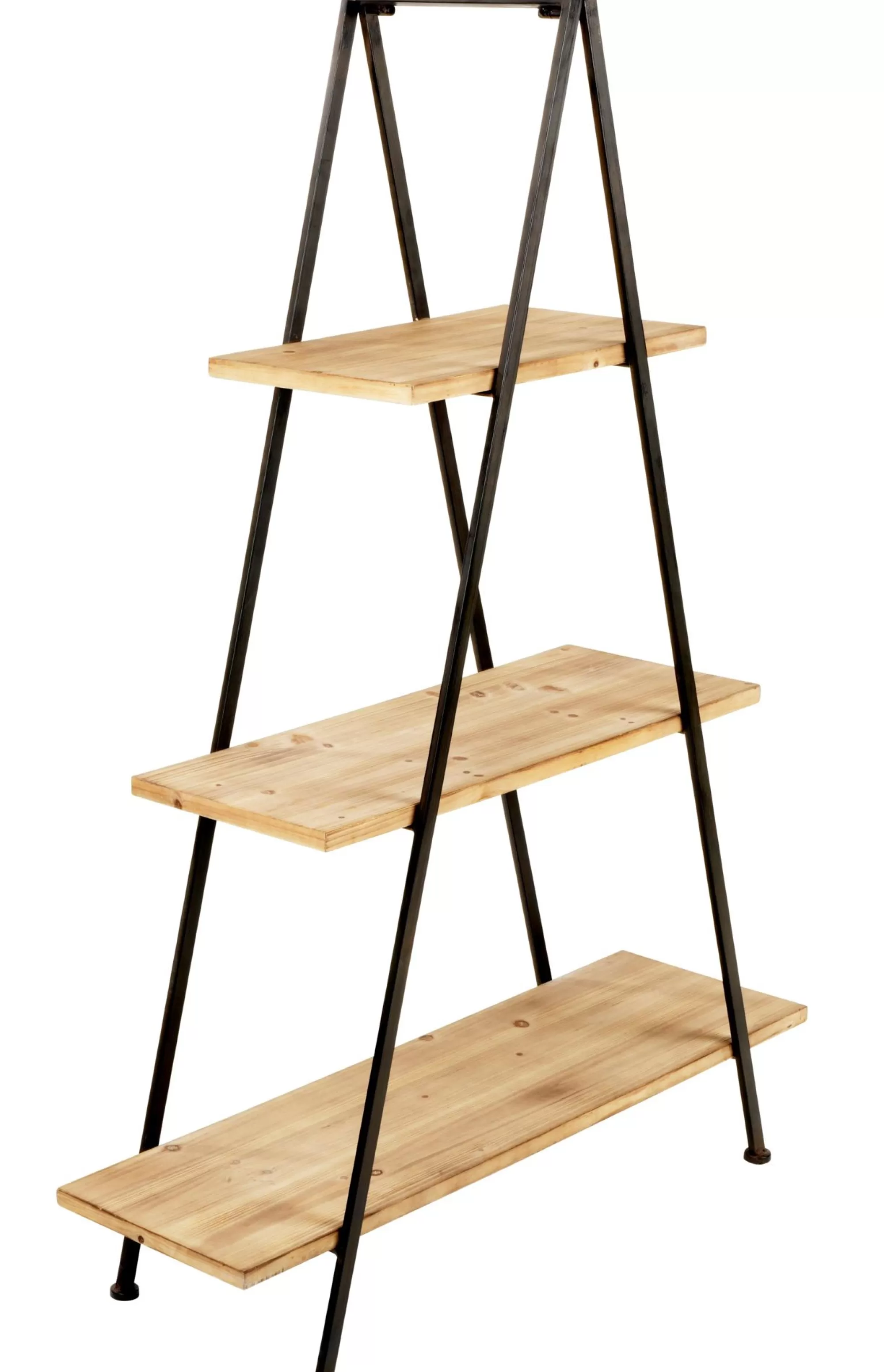 CASA Vermont Scaffale Da Parete Nero, Naturale* Scaffali Da Parete